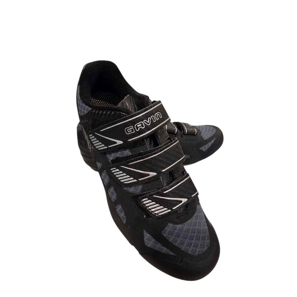 Gavin Black Cycling Shoes, Indoor cycling, spin, BMX Size 38 -Women's 6.5, Men 5